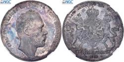 World Coins - Sweden, Carl XV Adolf, 4 riksdaler riksmynt, 1862/1, Stockholm, Cameo, Silver