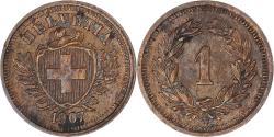 World Coins - Coin, Switzerland, Rappen, 1907