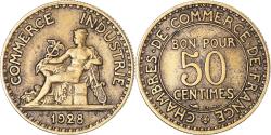 World Coins - Coin, France, Chambre de commerce, 50 Centimes, 1928,
