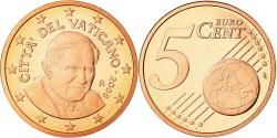 World Coins - VATICAN CITY, 5 Euro Cent, 2008, Proof, , Copper Plated Steel, KM:377