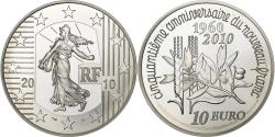 World Coins - France, 10 Euro, Semeuse, Nouveau franc, Proof, 2010, Monnaie de Paris, Silver