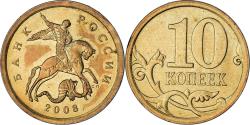 World Coins - Coin, Russia, 10 Kopeks, 2008, Saint-Petersburg, , Tombac plated Steel