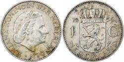 World Coins - Netherlands, Juliana, 1 Gulden, 1956, Silver, , KM:184