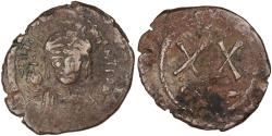 Ancient Coins - Coin, Tiberius II Constantine, Half Follis, Constantinople, , Copper