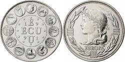 World Coins - France, Medal, Ecu Europa, Marianne, 1991, Copper-nickel,