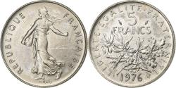 World Coins - France, 5 Francs, Semeuse, 1976, MDP, série FDC, Cupronickel,