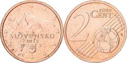 World Coins - Slovakia, 2 Euro Cent, 2012, Kremnica, BU, , Copper Plated Steel, KM:96