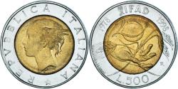 World Coins - Coin, Italy, 500 Lire, 1998, Rome, , Bi-Metallic, KM:193