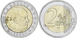 World Coins - Monaco, Rainier III, 2 Euro, 2002, Paris, , Bi-Metallic, KM:174