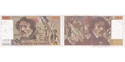 World Coins - France, 100 Francs, Delacroix, 1981, N.44, VF(20-25), Fayette:69.5, KM:154b