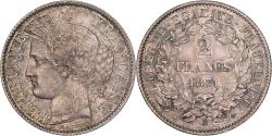 World Coins - France, 2 Francs, Cérès, 1871, Paris, Silver, , Gadoury:530, KM:817.1