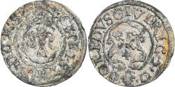 World Coins - Sweden, Christina, Schilling, 1650, Imitation, Billon,