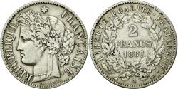 World Coins - Coin, France, Cérès, 2 Francs, 1887, , Silver, KM:817.1, Gadoury:530a