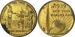Us Coins - United States of America, Medal, New-York World's Fair, Washington Inauguration