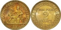 World Coins - Coin, France, Chambre de commerce, 2 Francs, 1921, Paris,