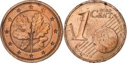World Coins - Germany, Euro Cent, 2002, Hambourg, Copper Plated Steel,