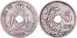 World Coins - Belgium, Albert I, 5 Centimes, 1925, Brussels, Copper-nickel, , KM:66