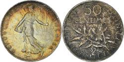 World Coins - Coin, France, Semeuse, 50 Centimes, 1898, Paris, , Silver, KM:854