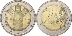 World Coins - Lithuania, 2 Euro, 2018, Bi-Metallic,