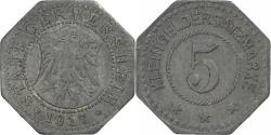 World Coins - Germany, Stadt Germersheim, 5 Pfennig, 1917, , Zinc