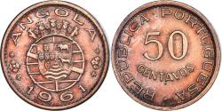 World Coins - Coin, Angola, 50 Centavos, 1961