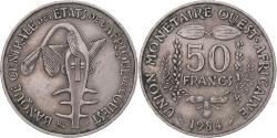 World Coins - Coin, West African States, 50 Francs, 1984, Paris, , Copper-nickel