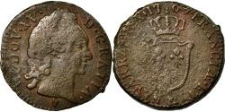 World Coins - Coin, France, Louis XV, Sol d'Aix, 1767, Aix en Provence, , Copper