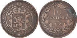 World Coins - Coin, Luxembourg, William III, 10 Centimes, 1854, Utrecht, , Bronze