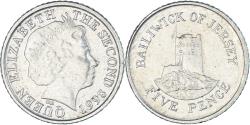 World Coins - Coin, Jersey, 5 Pence, 1998