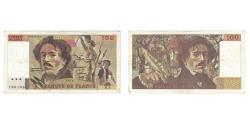 World Coins - France, 100 Francs, Delacroix, 1978, H.5 B790108, VF(20-25), Fayette:69.01b
