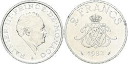 World Coins - Coin, Monaco, 2 Francs, 1982
