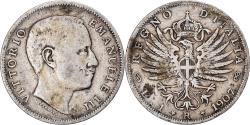 World Coins - Coin, Italy, Vittorio Emanuele III, Lira, 1907, Rome, , Silver, KM:32
