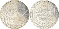 World Coins - France, 10 Euro, Pays de la Loire, Euros des régions, 2010, , Silver