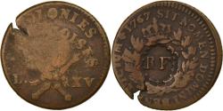 World Coins - Coin, FRENCH COLONIES, Louis XV, 12 Deniers, Sol, 1767, Paris,