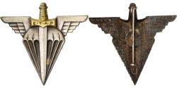 World Coins - France, Ecole des Troupes Aéroportées, Military, Broche, Very Good Quality