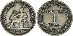World Coins - Coin, France, Chambre de commerce, Franc, 1923, Paris,
