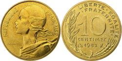 World Coins - France, 10 Centimes, Marianne, 1982, Paris, Aluminum-Bronze,