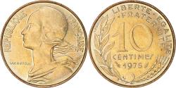 World Coins - Coin, France, Marianne, 10 Centimes, 1975, Paris, , Aluminum-Bronze