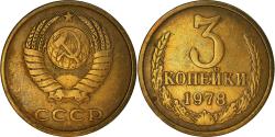 World Coins - Coin, Russia, 3 Kopeks, 1978, Saint-Petersburg, , Aluminum-Bronze