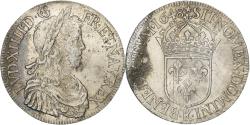 World Coins - France, Louis XIV, Écu à la mèche longue, 1648, Bordeaux, Silver,