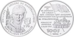 World Coins - Coin, France, Général Leclerc, 100 Francs, 1994, Monnaie de Paris, BE