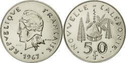 World Coins - Coin, New Caledonia, 50 Francs, 1967, Paris, ESSAI, , Nickel, KM:E13