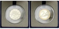 World Coins - France, 2 Euro, 70th Anniversary of D-Day, Proof, 2014, MDP, Bi-Metallic