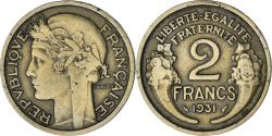 World Coins - France, Morlon, 2 Francs, 1931, , Aluminum-Bronze, KM:886, Gadoury:535
