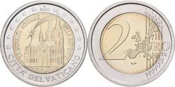 World Coins - Vatican, Benedict XVI, 2 Euro, 20th World Youth Day, 2005, Rome, Bi-Metallic