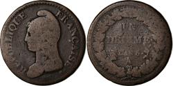 World Coins - Coin, France, Dupré, Decime, AN 5, Paris, , Bronze, KM:644.1