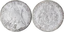 World Coins - Coin, France, Louis XV, Ecu aux branches d'olivier, 1739, Caen, Rare,