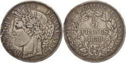 World Coins - Coin, France, Cérès, 5 Francs, 1850, Bordeaux, , Silver, KM:761.3