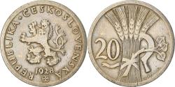 World Coins - Coin, Czechoslovakia, 20 Haleru, 1928, , Copper-nickel, KM:1