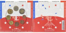 World Coins - France, Coffret 1c. à 2€, 2010, Monnaie de Paris, BU,